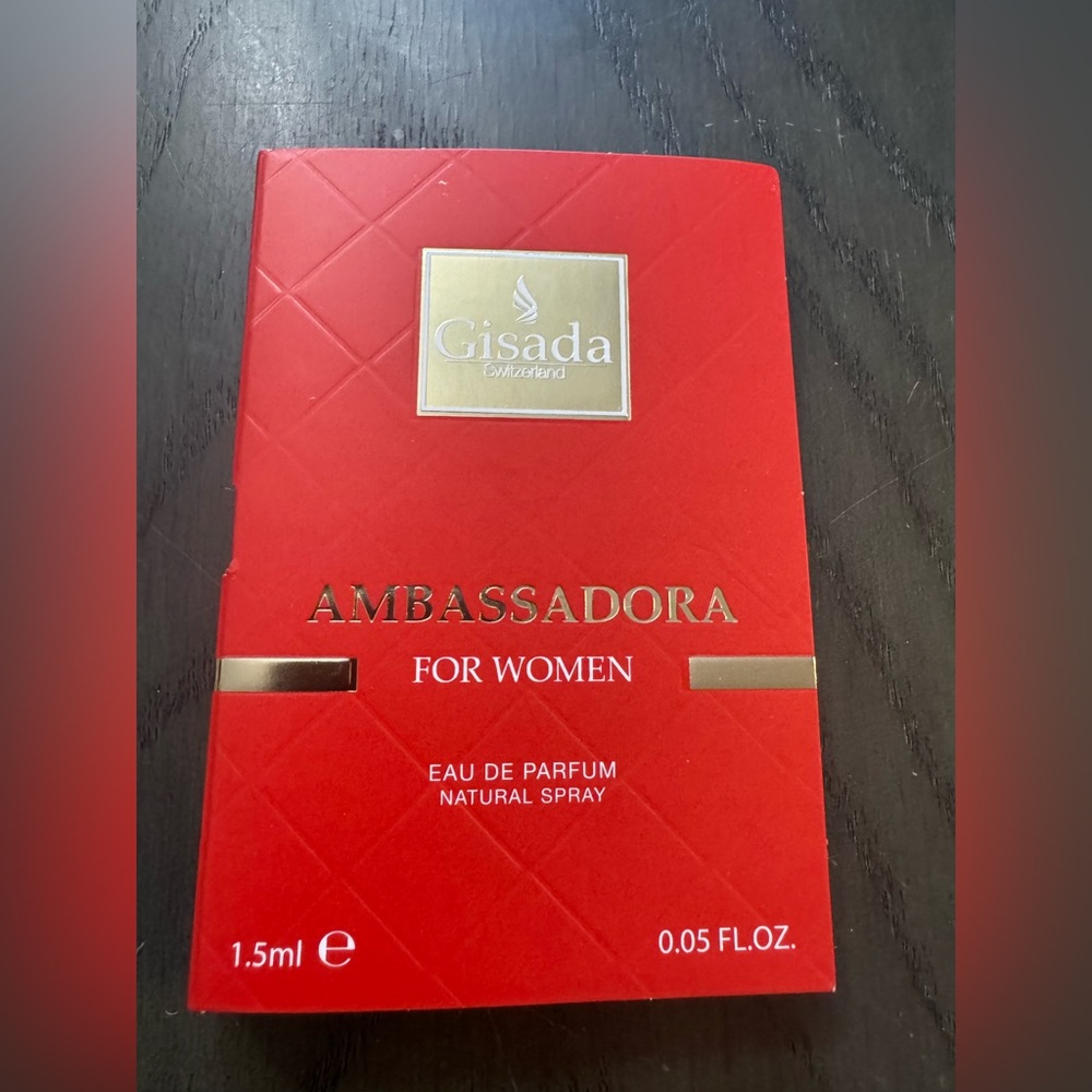 Gisada Switzerland perfume sample